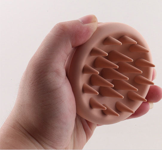Massage silicone hair brush