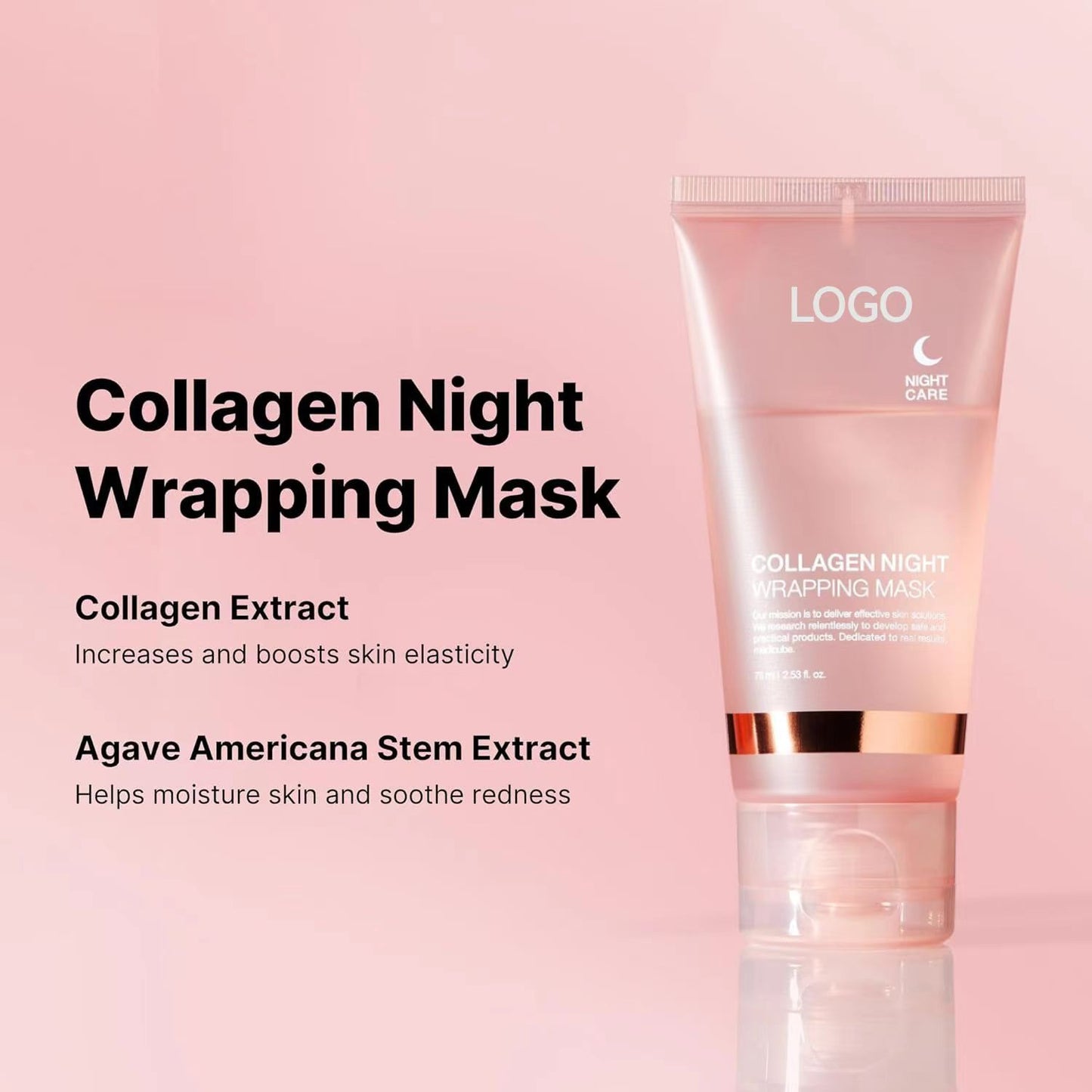 Collagen night wrapping mask