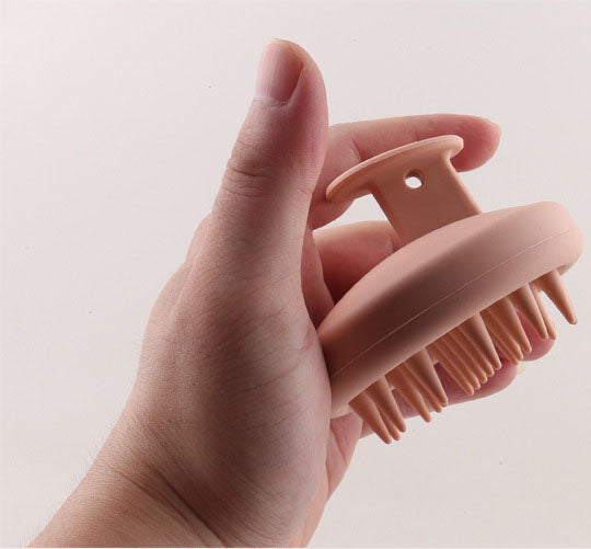 Massage silicone hair brush