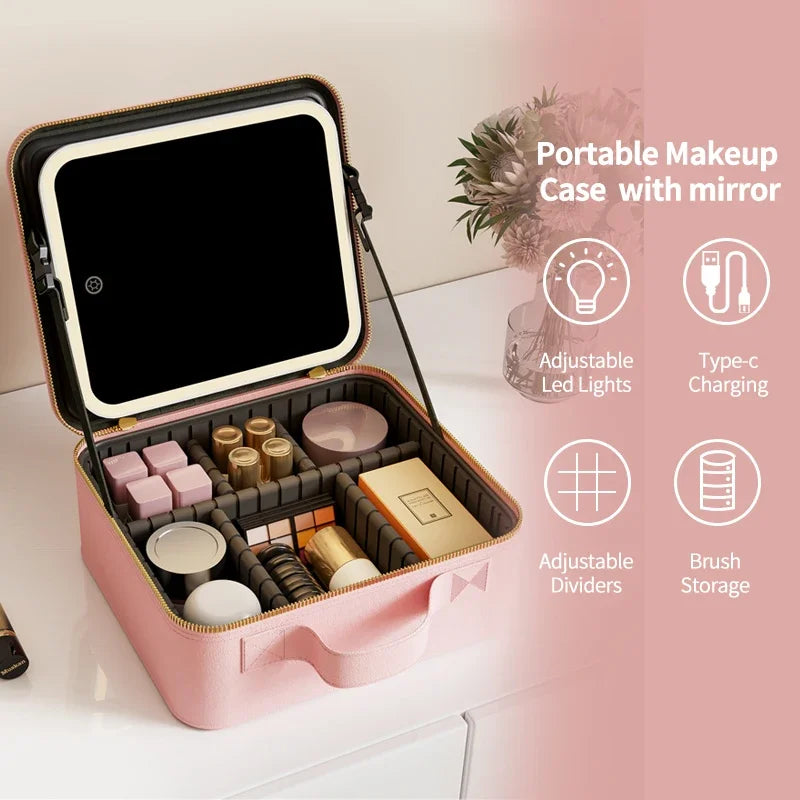 Light Up Makeup Bag With Led Light